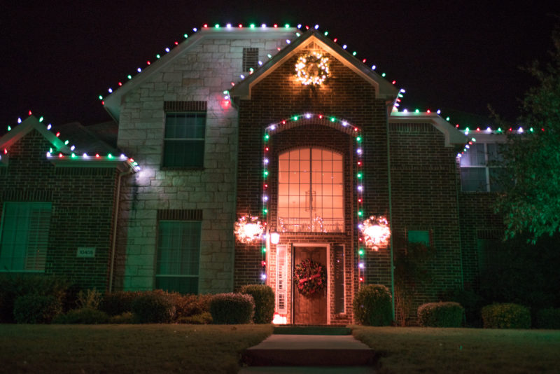 Christmas Light Installation R&O Landscape Services Keller