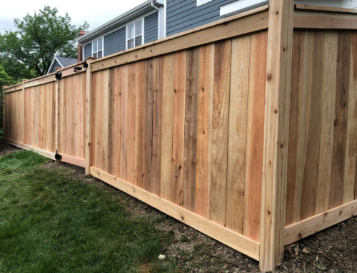 Cedar Fence Power Washing and Staining