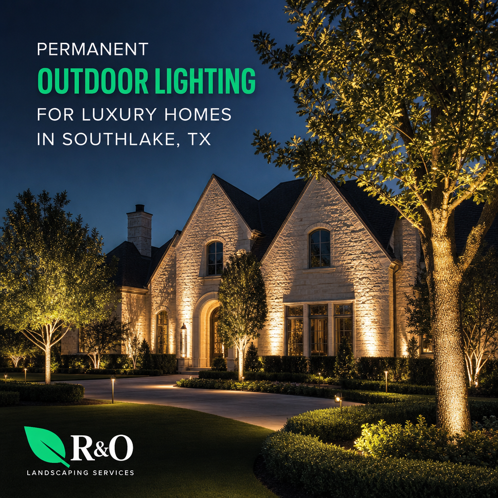 Permanent Outdoor Lighting for Luxury Homes in Southlake TX